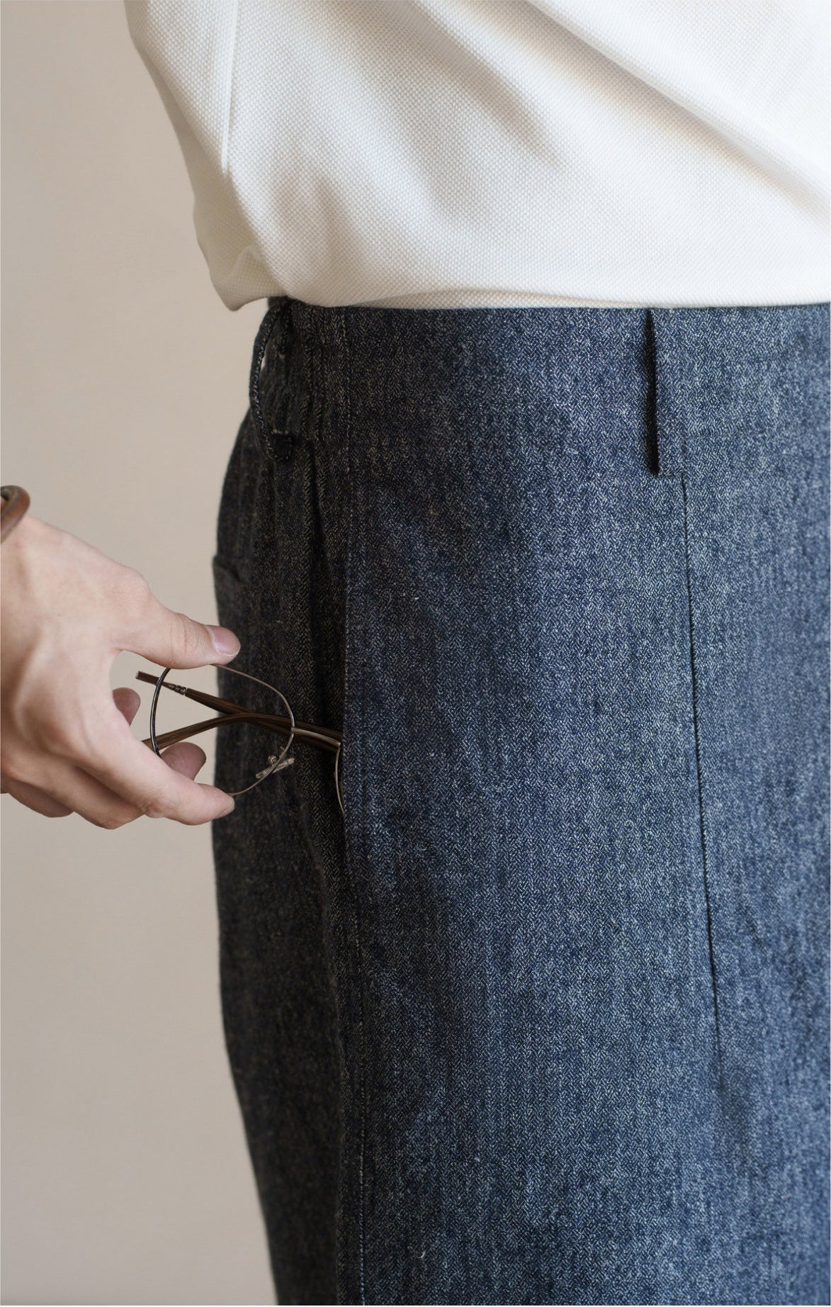 Men's Single Pleated Straight Leg 63% Linen Tailored Shorts - LINENBLUE