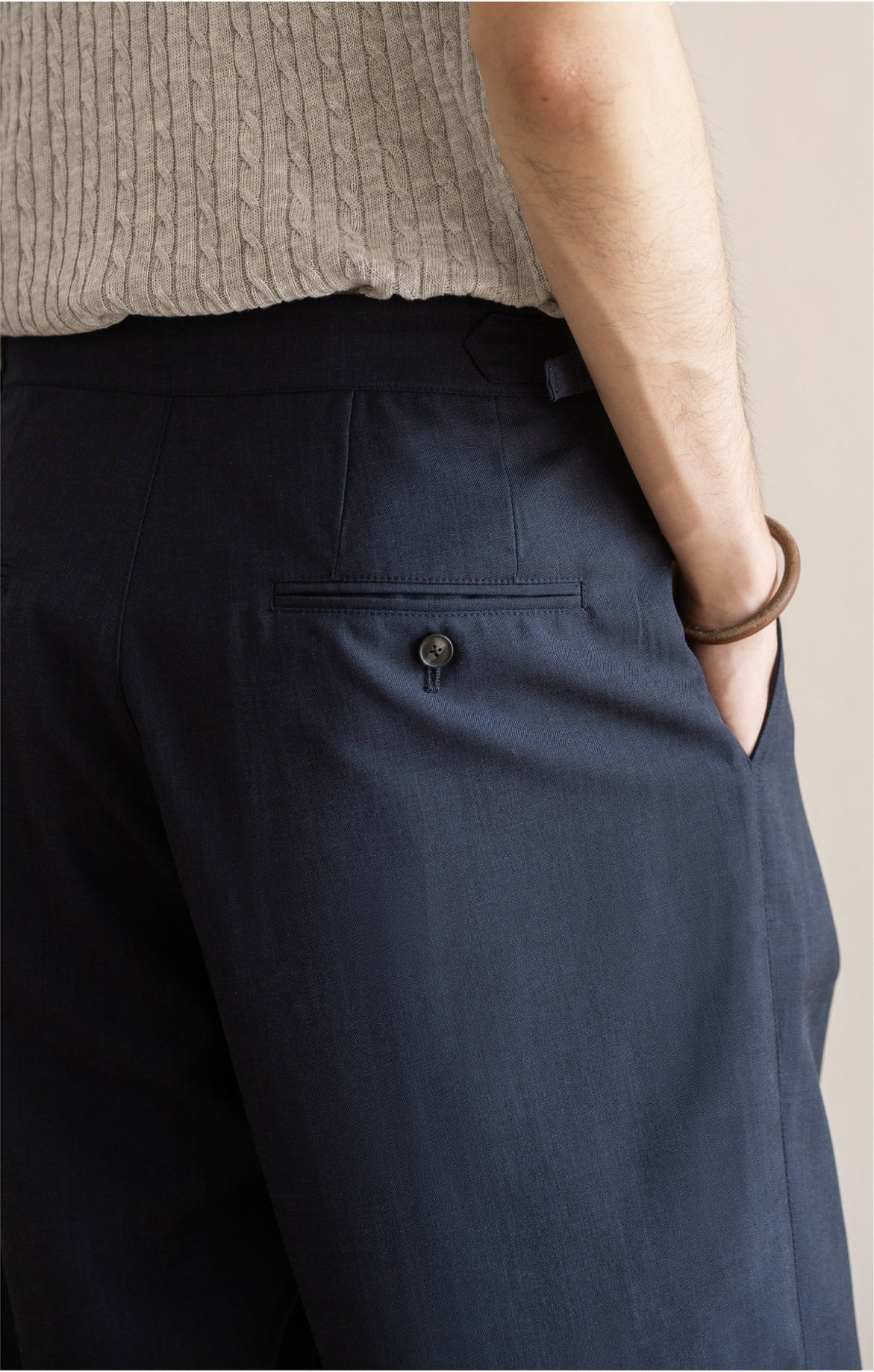 Men’s Tailored Commuter Shorts with Side Adjusters & Cooling Touch - DARKBLUE